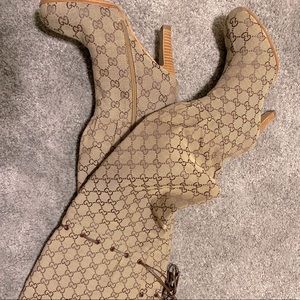 Gucci Lisa Tie Tall Boots